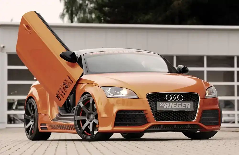 Beliebt Rieger Spoilerstoßstange passend für Audi TT (8J) Coupé ab 09/2006