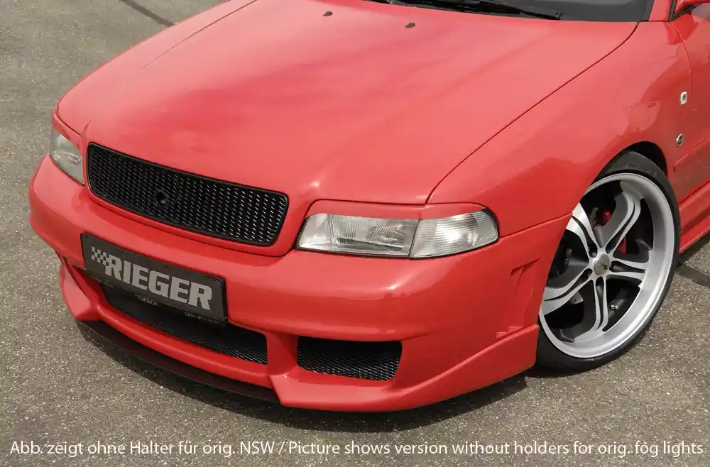 Rieger Spoilerstoßstange RS-Four-Look passend für Audi A4 B5 Limousine (11/94–98) Sonderaktion