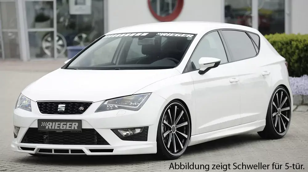 Rieger Seitenschweller links passend für Seat Leon FR (5F) SC ab 01/2013 Neue Kollektion