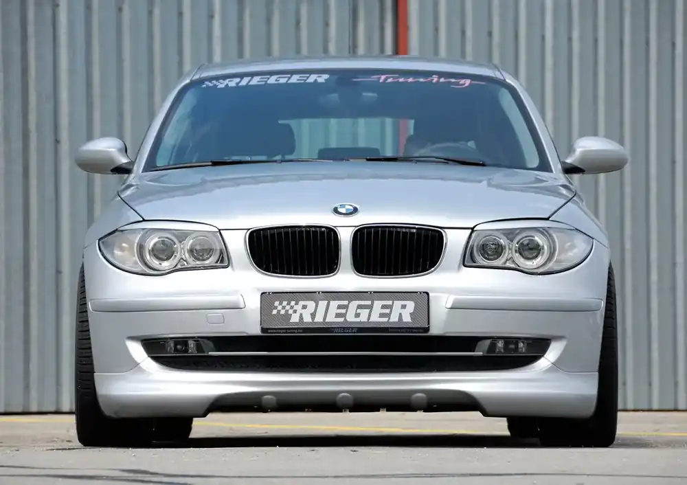 Rieger Spoilerlippe passend für BMW 1er E87 Facelift 04/07-08/11 Online Kaufen