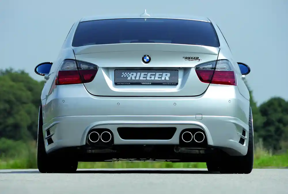 Rieger Heckschürzenansatz passend für BMW 3er E90 335i Finale Aktion