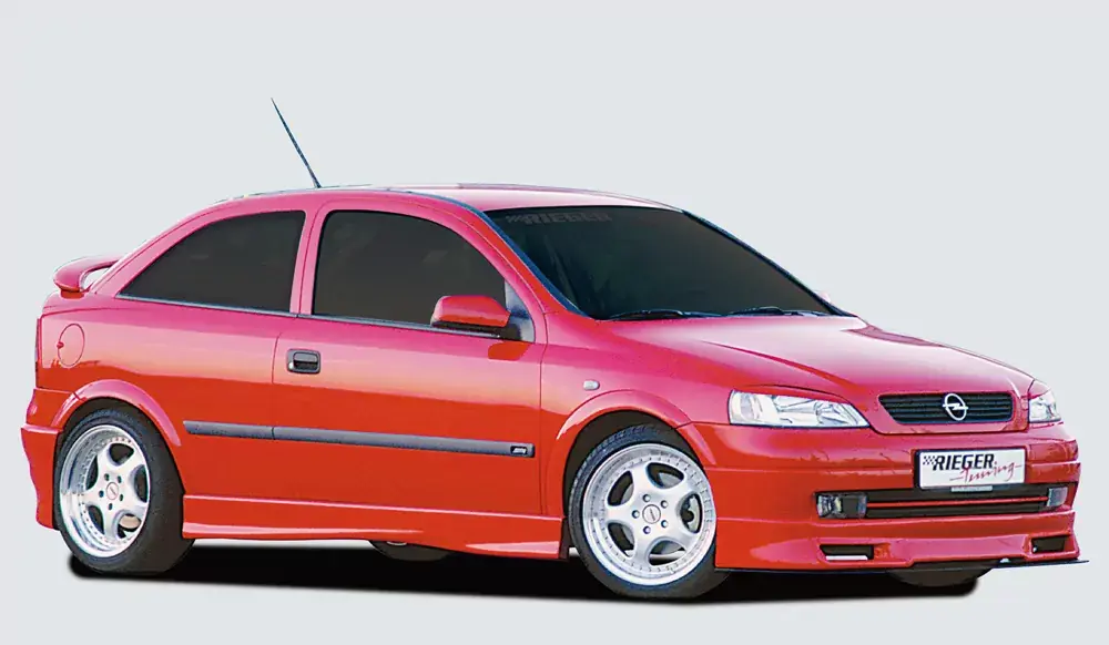 Must-Have Rieger Spoilerlippe passend für Opel Astra G Fließheck