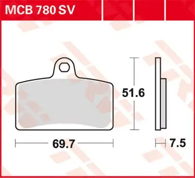Solange Der Vorrat Reicht Scheibenbremsbeläge MCB780SV passend für Aprilia, Derbi & Peugeot
