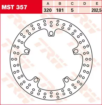 TRW Bremsscheibe schwimmend MST357 Sichere Zahlung