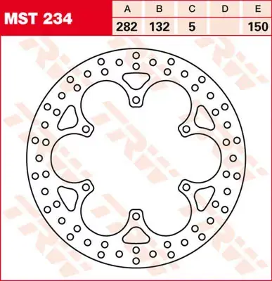 Preis Gesenkt Bremsscheibe starr MST234 passend für Yamaha