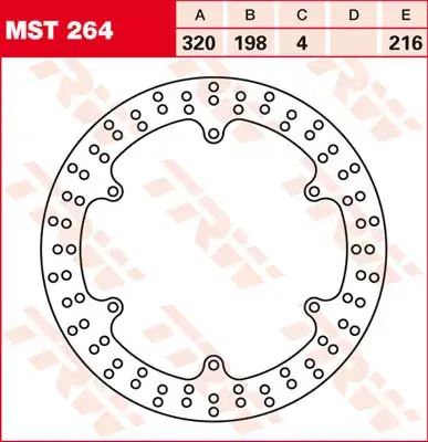 TRW Bremsscheibe starr MST264 passend für Yamaha XJ 900 S Diversion Top-Angebot