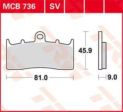 Scheibenbremsbeläge MCB736SV passend für BMW Modelle Billig