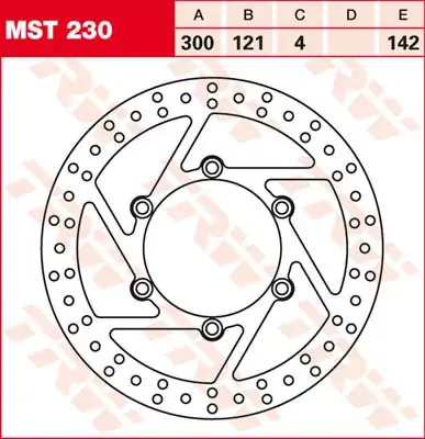 Bremsscheibe starr MST230 passend für Suzuki DR & XF Heißes Angebot