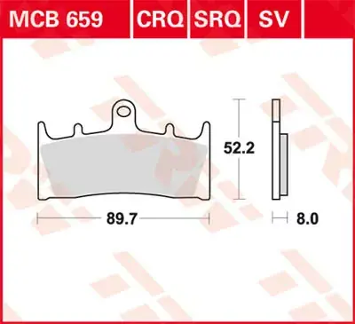 Scheibenbremsbeläge MCB659SV passend für Suzuki & Kawasaki Versand Am Gleichen Tag
