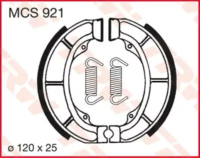 Bremsbacken MCS921 passend für Suzuki & Derbi Roller Expressversand
