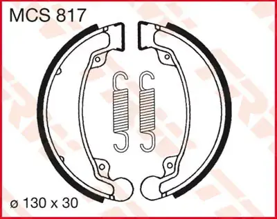 Saisonangebot Bremsbacken MCS817 passend für Honda & Daelim