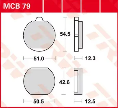 Top-Angebot Scheibenbremsbeläge MCB79 passend für Kawasaki