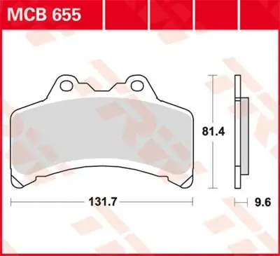 Knallerangebot TRW Scheibenbremsbeläge MCB655 passend für Yamaha GTS 1000