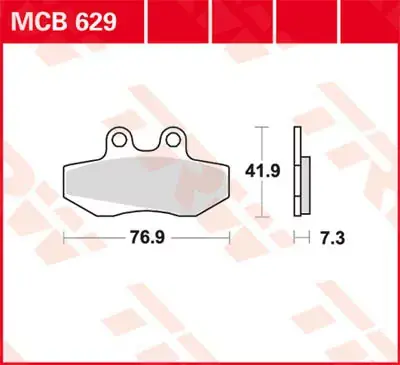 Scheibenbremsbeläge MCB629 passend für Sachs, Aprilia, Peugeot, Derbi Schnäppchen