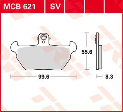 Billig TRW Scheibenbremsbeläge MCB621 passend für BMW Motorräder