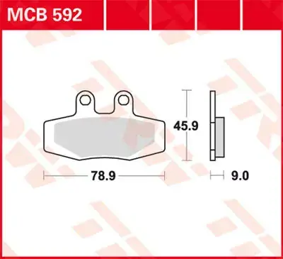 Scheibenbremsbeläge MCB592 passend für KTM Bestpreis