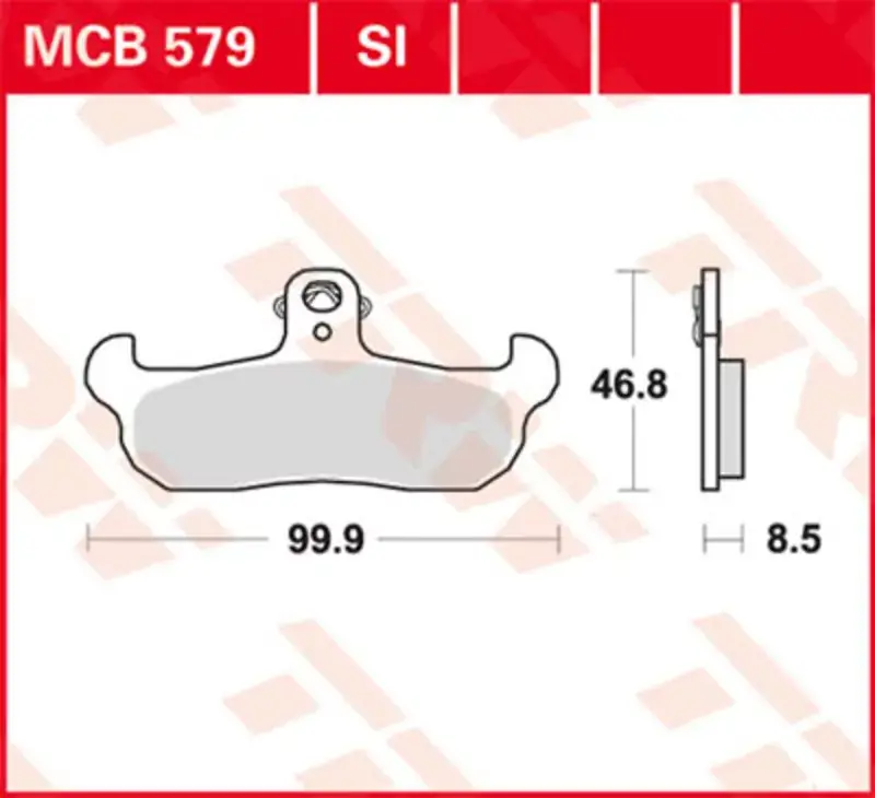 Letzte Chance Scheibenbremsbeläge MCB579 passend für Aprilia und Gilera
