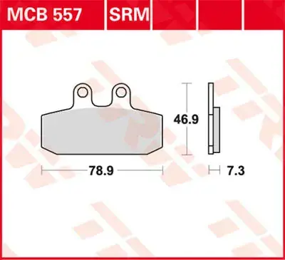 Expressversand Scheibenbremsbeläge MCB557 passend für Aprilia