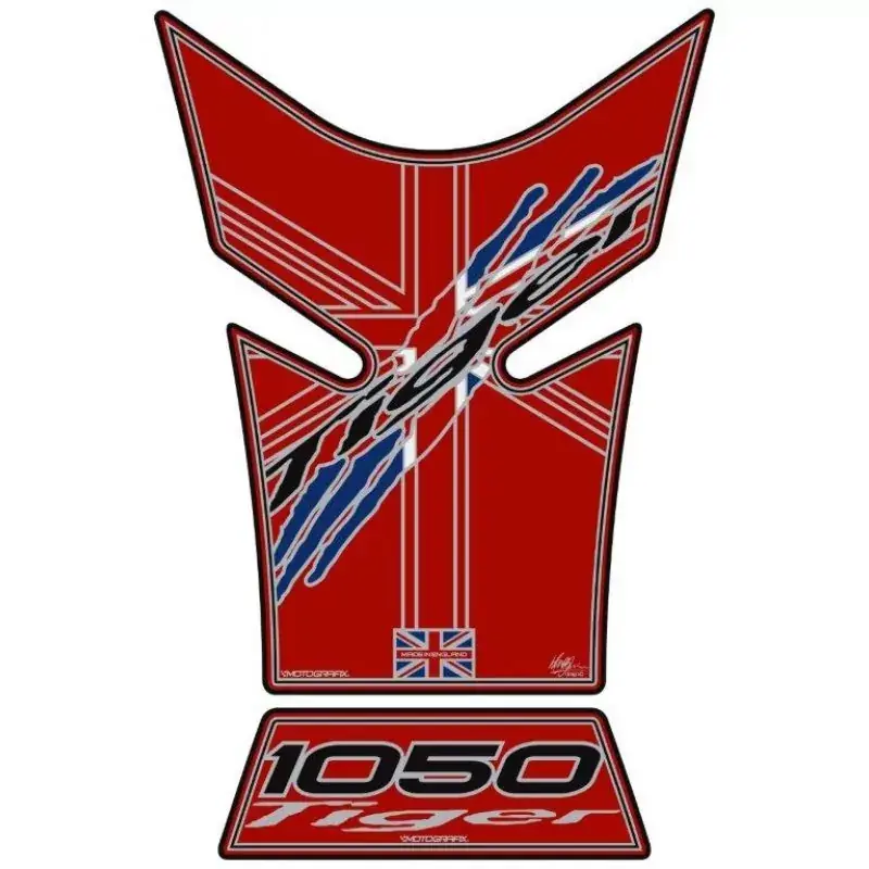 Preisreduziert Motografix 3D Gel Tank Pad passend für Triumph Tiger 1050