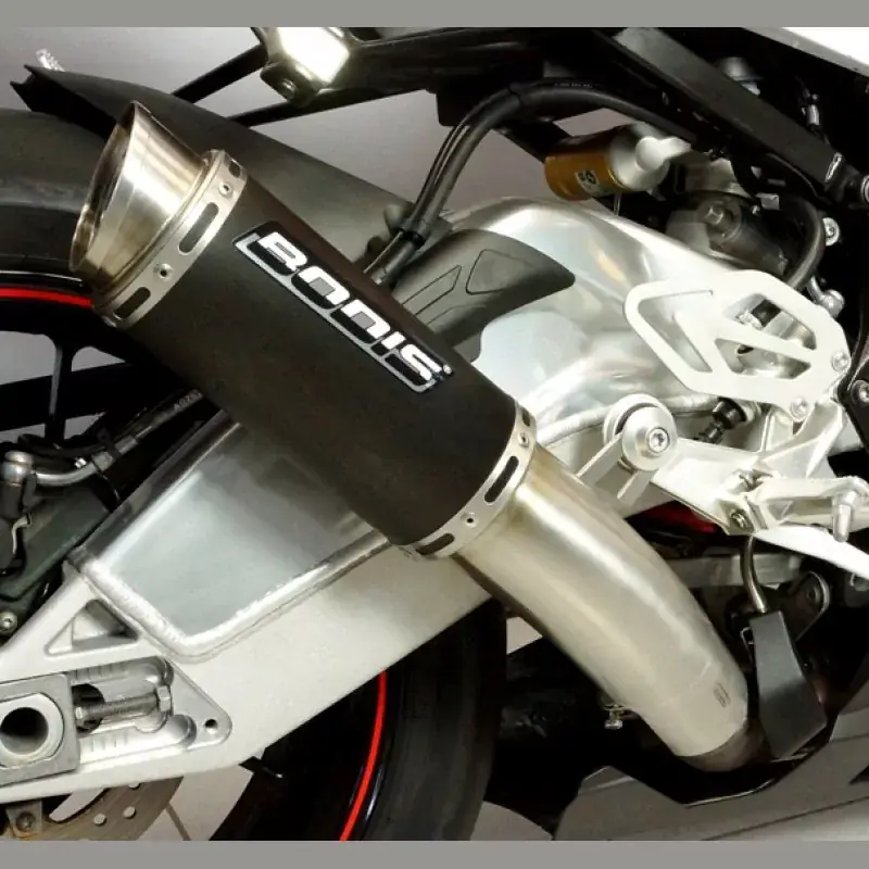 Bodis M-GP Auspuff Edelstahl BLACK passend für BMW S 1000 RR 2015-2016 Sonderaktion