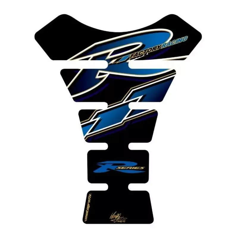 Motografix 3D Gel Tank Pad Protector TY003KB passend für Yamaha YZF R6 / R1 / R25 / R3 Highlight
