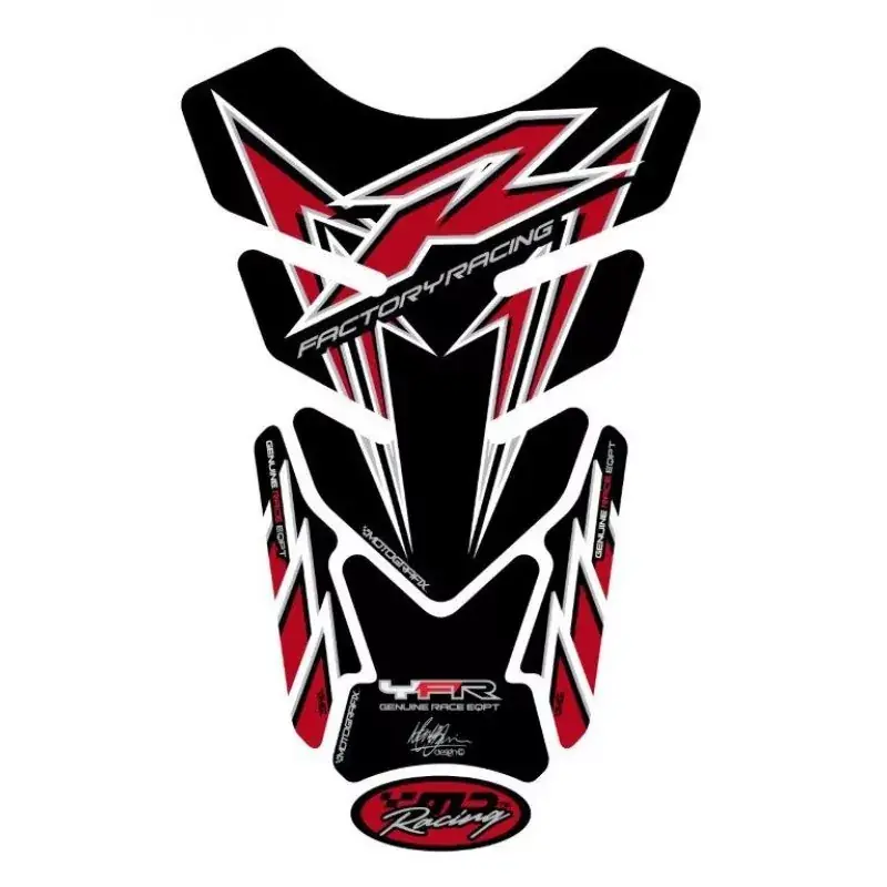Motografix 3D Gel Tank Pad TY010RKS passend für Yamaha YZF R6 / R1 / R25 / R3 Sonderaktion