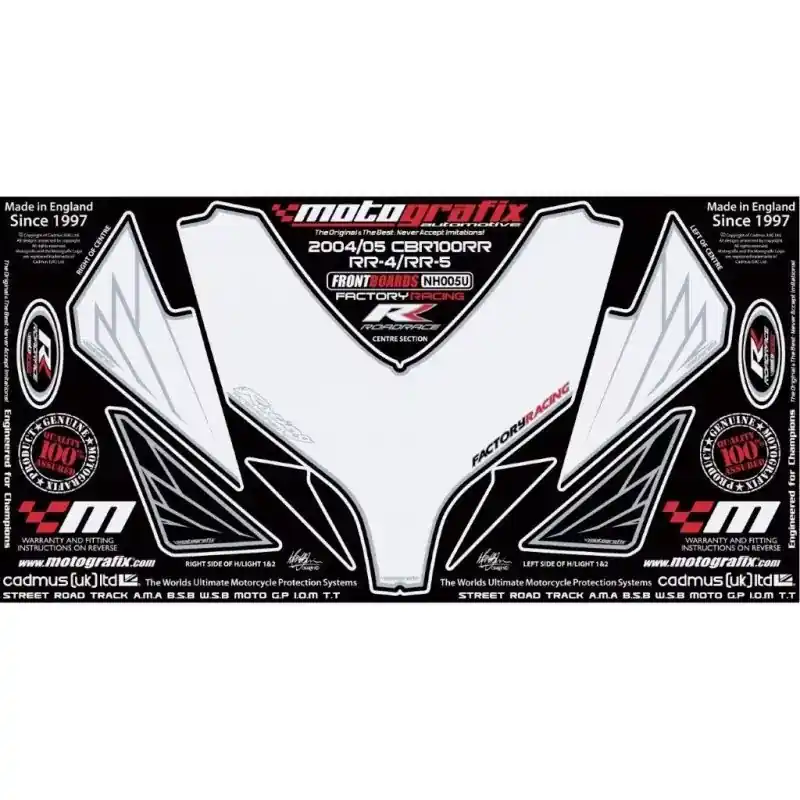 Beliebt Motografix Steinschlagschutz vorn passend für Honda CBR 1000 RR 2004-2005