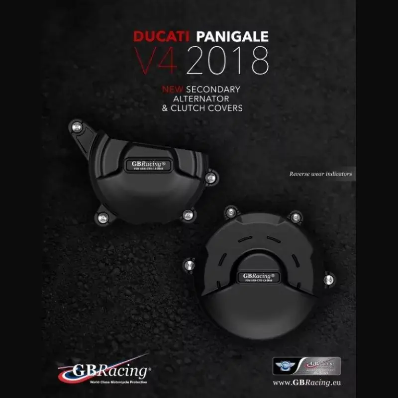 Neuheit GB Racing Motor Protektor Set passend für Ducati Panigale V4 ab 2018