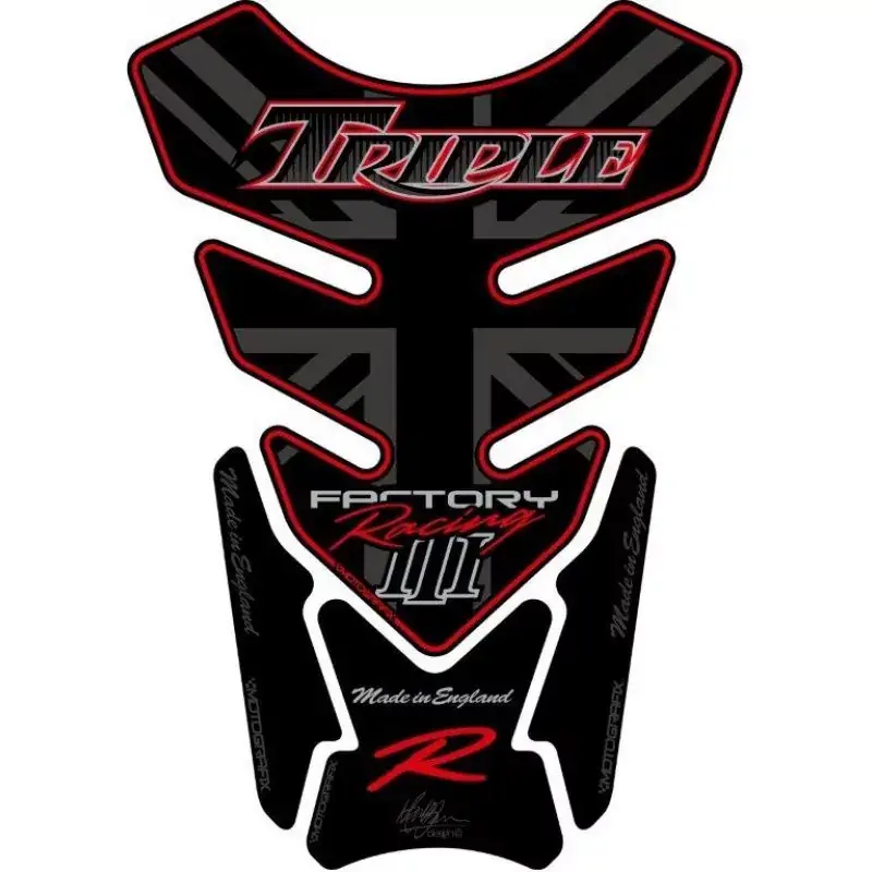 Preiswert Motografix 3D Gel Tank Pad Protector TT014KR passend für Triumph Triple
