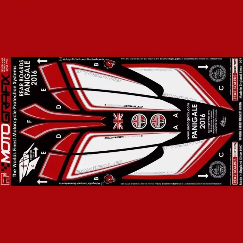 Angebot Motografix Steinschlagschutz hinten passend für Ducati 959 / 1299 Panigale