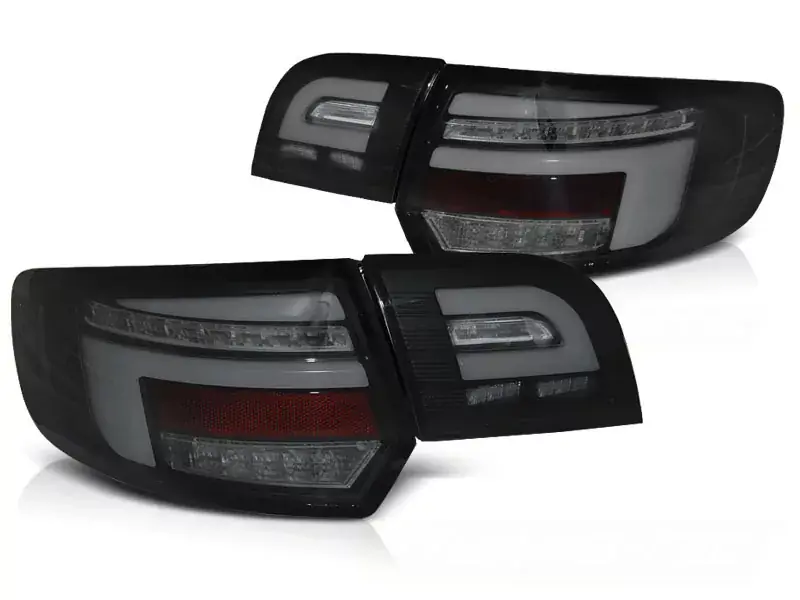 Schneller Versand LED Rückleuchten Bar schwarz passend für Audi A3 8P 5D 03-08