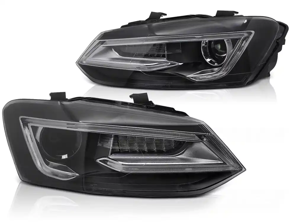 LED Scheinwerfer schwarz passend für VW Polo V 2009–2017 Top-Angebot