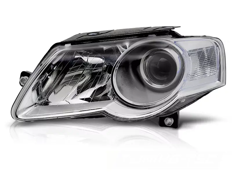 Schneller Versand Scheinwerfer chrom links passend für VW Passat B6 3C 03.05–10