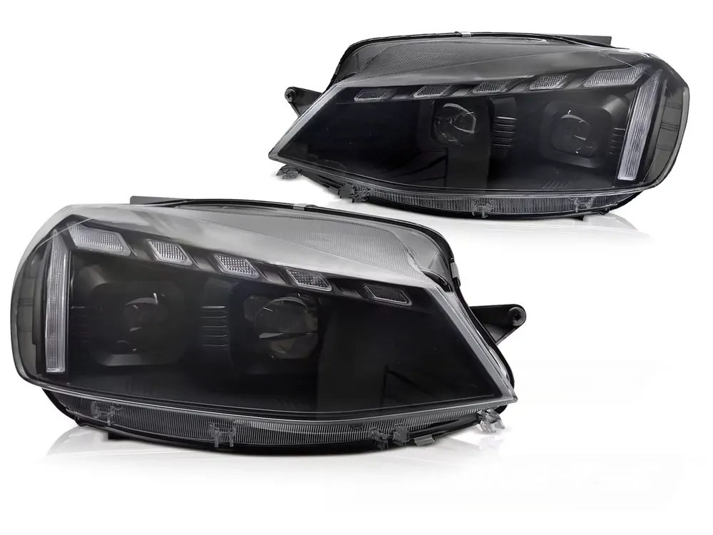 Schnäppchen Voll-LED-Scheinwerfer Licht schwarz DRL dynamische Blinker passend für VW Golf 7 17-19