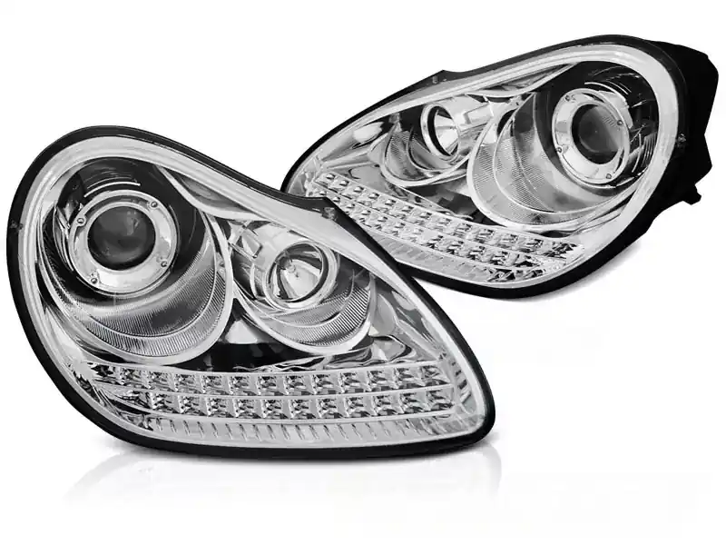 Scheinwerfer passend für Porsche Cayenne 02-06 Xenon Chrom Rabatt