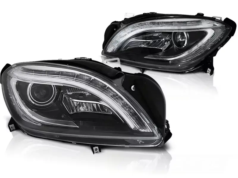 Scheinwerfer schwarz LED passend für Mercedes M-Klasse W166 11-15 Preisreduziert