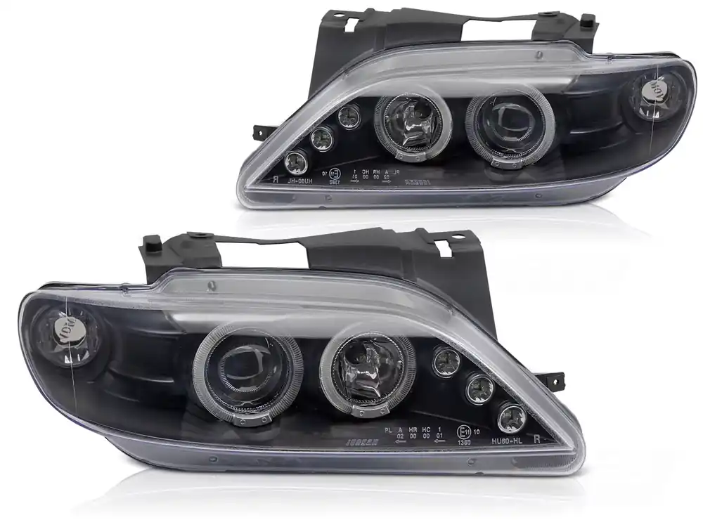 Angel Eyes Scheinwerfer passend für Citroen Xsara 97-00 Schwarz Sofort Bestellen