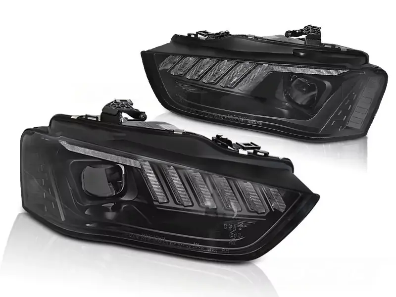 Neu LED Scheinwerfer schwarz dynamische Blinker passend für Audi A4 B8 12-15