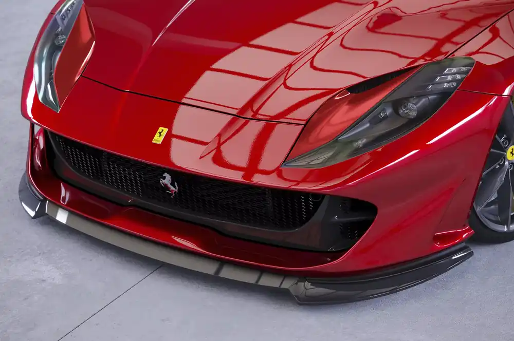Saisonangebot Cup-Spoilerlippe passend für Ferrari 812 Superfast / GTS mit ABE