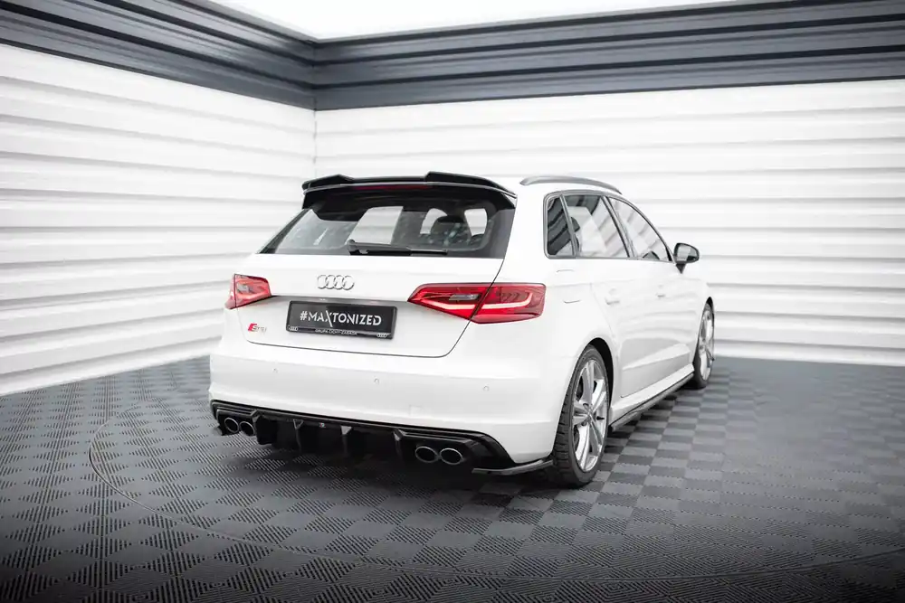 Heißes Angebot Diffusor Heck Ansatz passend für Audi S3 Sportback 8V
