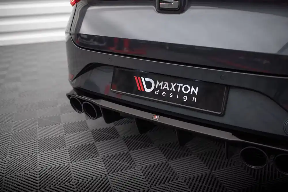 Diffusor Heck Ansatz + Endrohre passend für Seat Leon ST FR Mk4 Finale Aktion