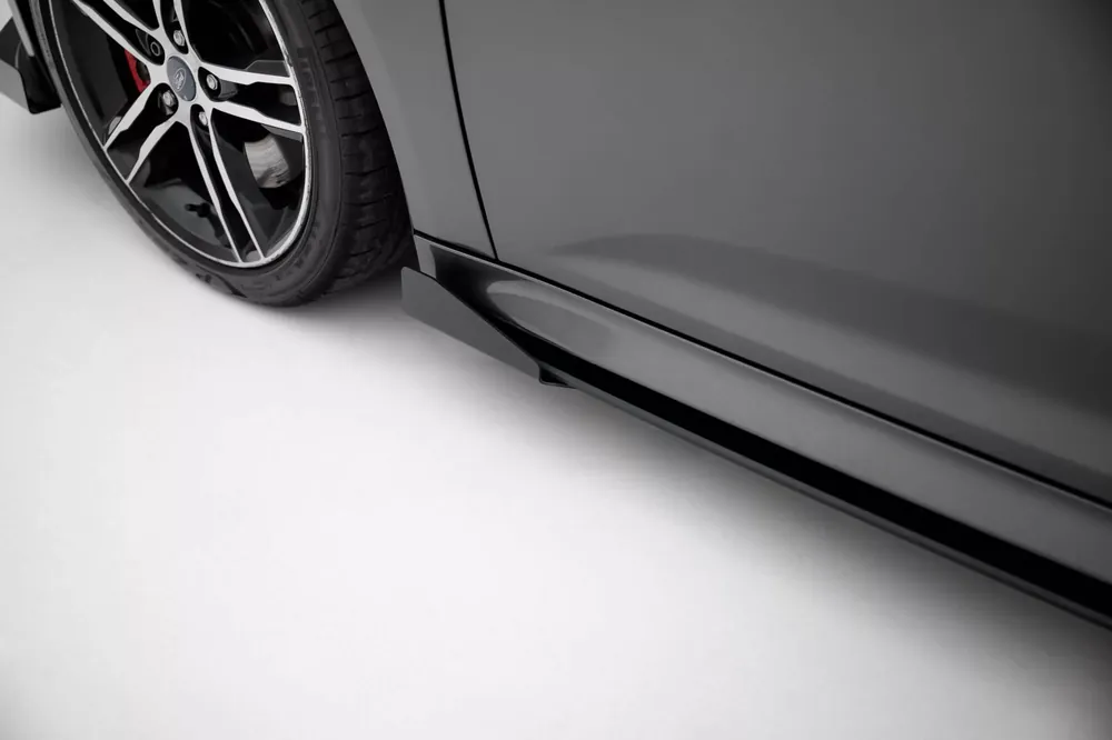 Street Pro Seitenschweller Ansatz + Flaps passend für Ford Focus ST Mk3 Facelift Neu Im Sortiment