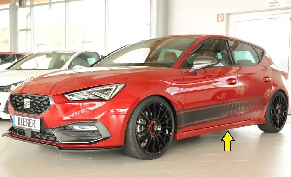 Expressversand Rieger Seitenschweller links passend für Cupra Leon (KL) 5‑tür. (ST/Sportstourer) ab 06/2024 (Facelift)