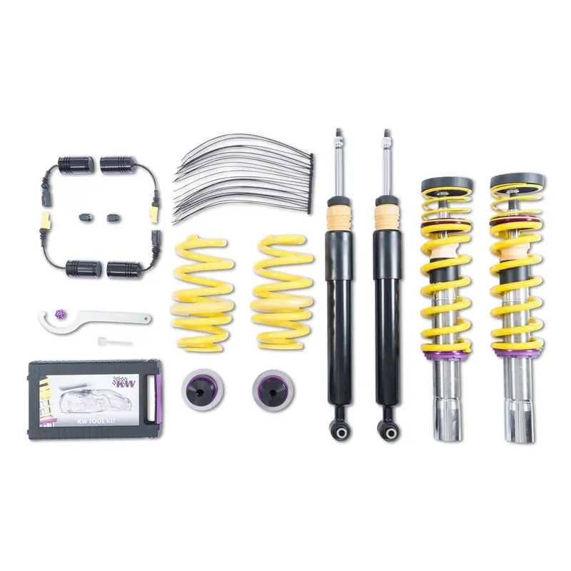 Neuheit KW Gewindefahrwerk V1 inox passend für Audi A4 (B9) 8W2, B8 Allrad ab 05/2015