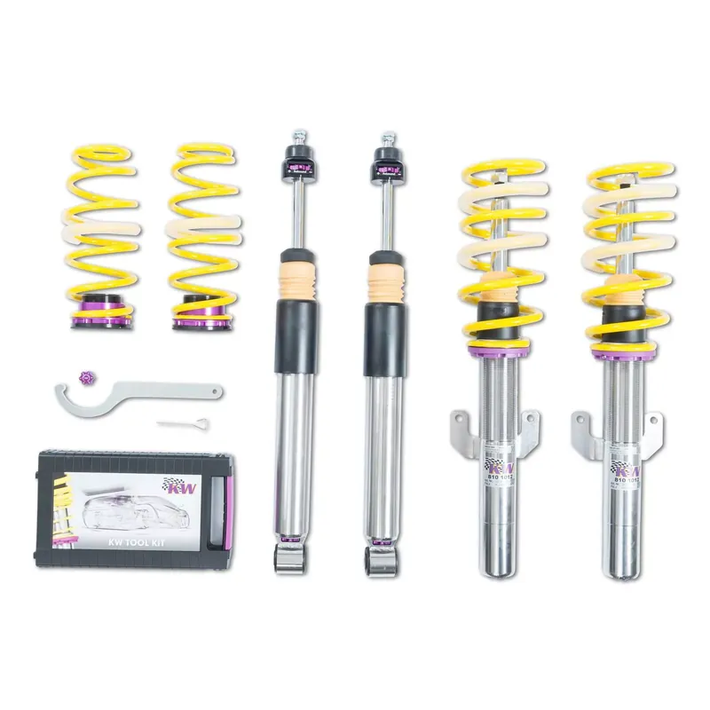 Schnäppchen KW Gewindefahrwerk V3 inox passend für VW Polo VI (AW, AW1, BZ1) 06/2017-