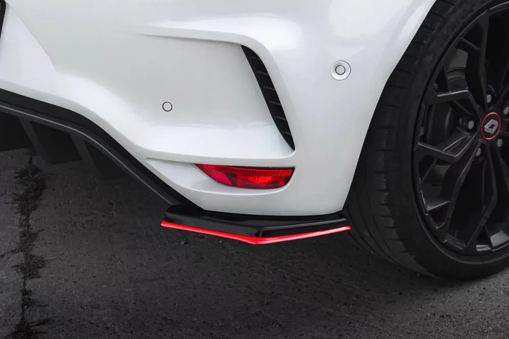 Aktuell Heck Ansatz Flaps Diffusor V.2 passend für Renault Megane RS Mk4