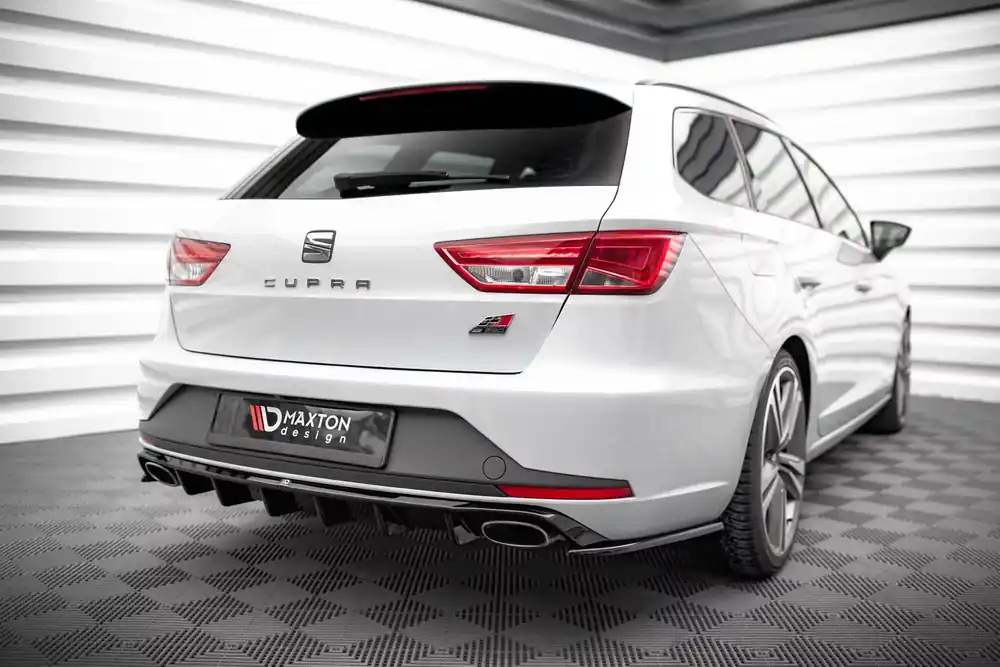 Top-Seller Heck Ansatz Flaps Diffusor V.2 passend für Seat Leon Cupra Sportstourer Mk3