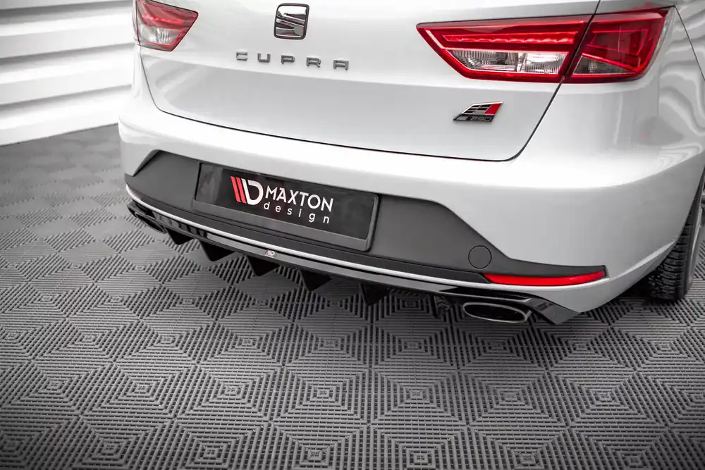 Diffusor Heck Ansatz passend für Seat Leon Cupra Sportstourer Mk3 Preisknaller