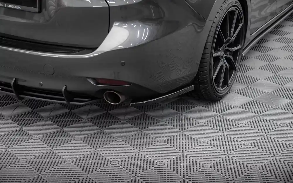 Garantierte Lieferung Heck Ansatz Flaps Diffusor passend für Mazda 6 Kombi Mk3 Facelift