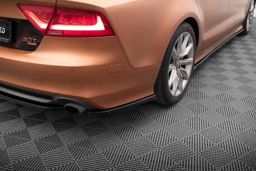 Heck Ansatz Flaps Diffusor V.2 passend für Audi A7 S-Line C7 Highlight